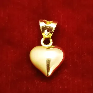 22 KT Gold Unisex Loving Heart Pendant (D16)