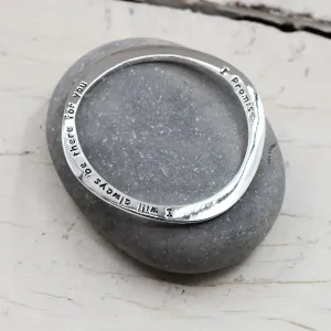 6.5cm diameter "I will always be there for you..I promise"