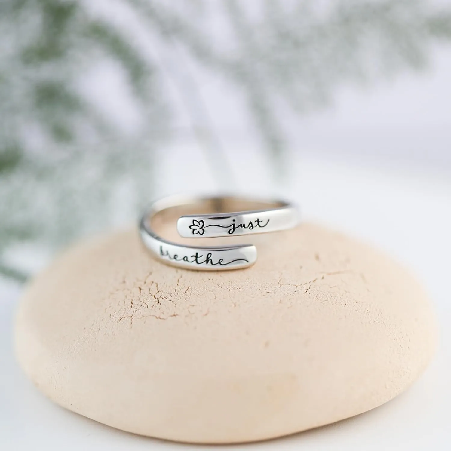925 Sterling Silver Inspirational Rings for Women Hope Rings Encouragement Jewelry