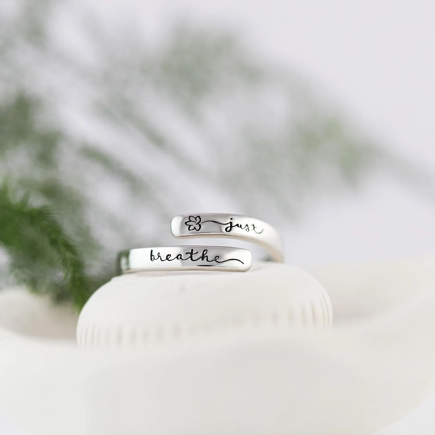 925 Sterling Silver Inspirational Rings for Women Hope Rings Encouragement Jewelry