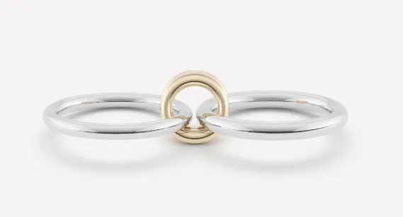 Calliope SS/Rose Gold/Gold Ring