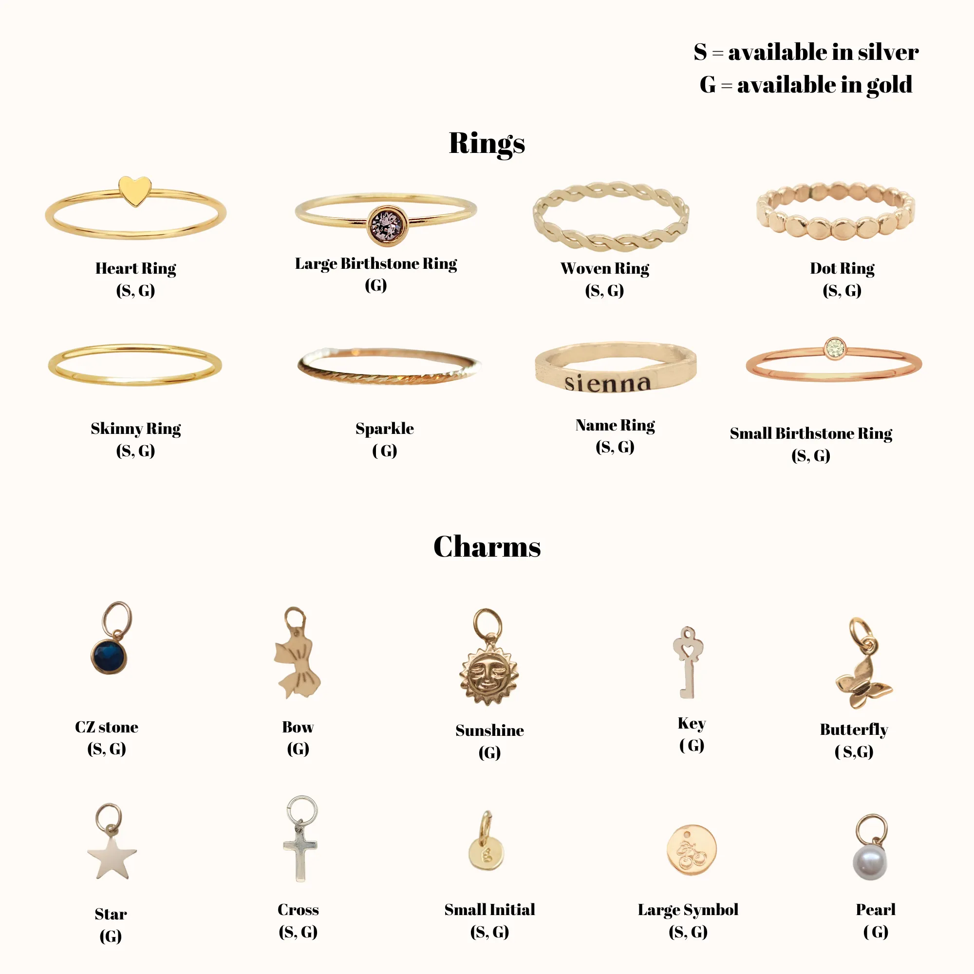 Design Your Own Charm Ring