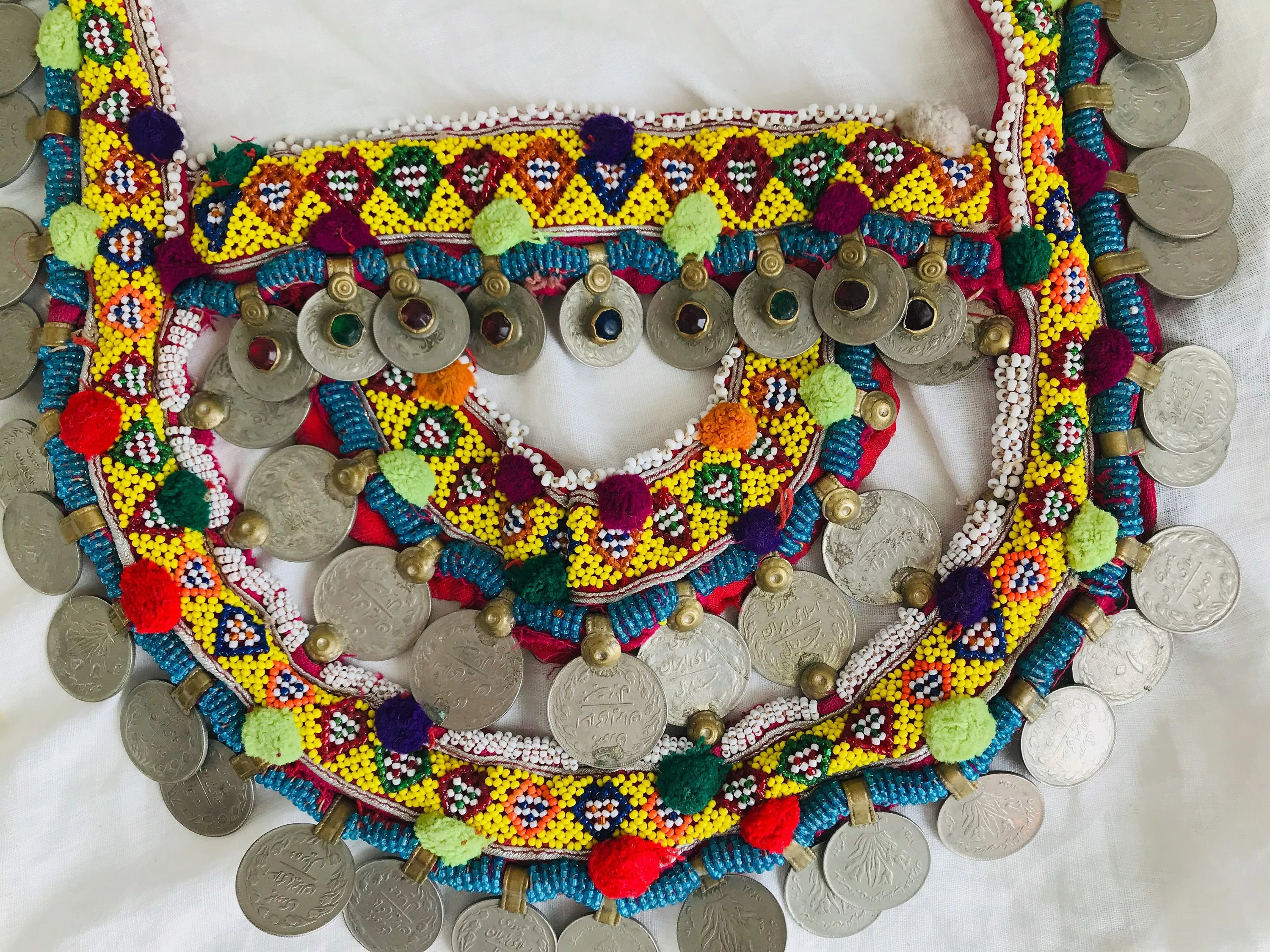 Huge Kuchi Necklace. Pectoral piece.