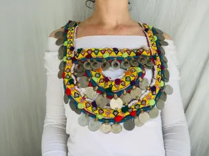 Huge Kuchi Necklace. Pectoral piece.