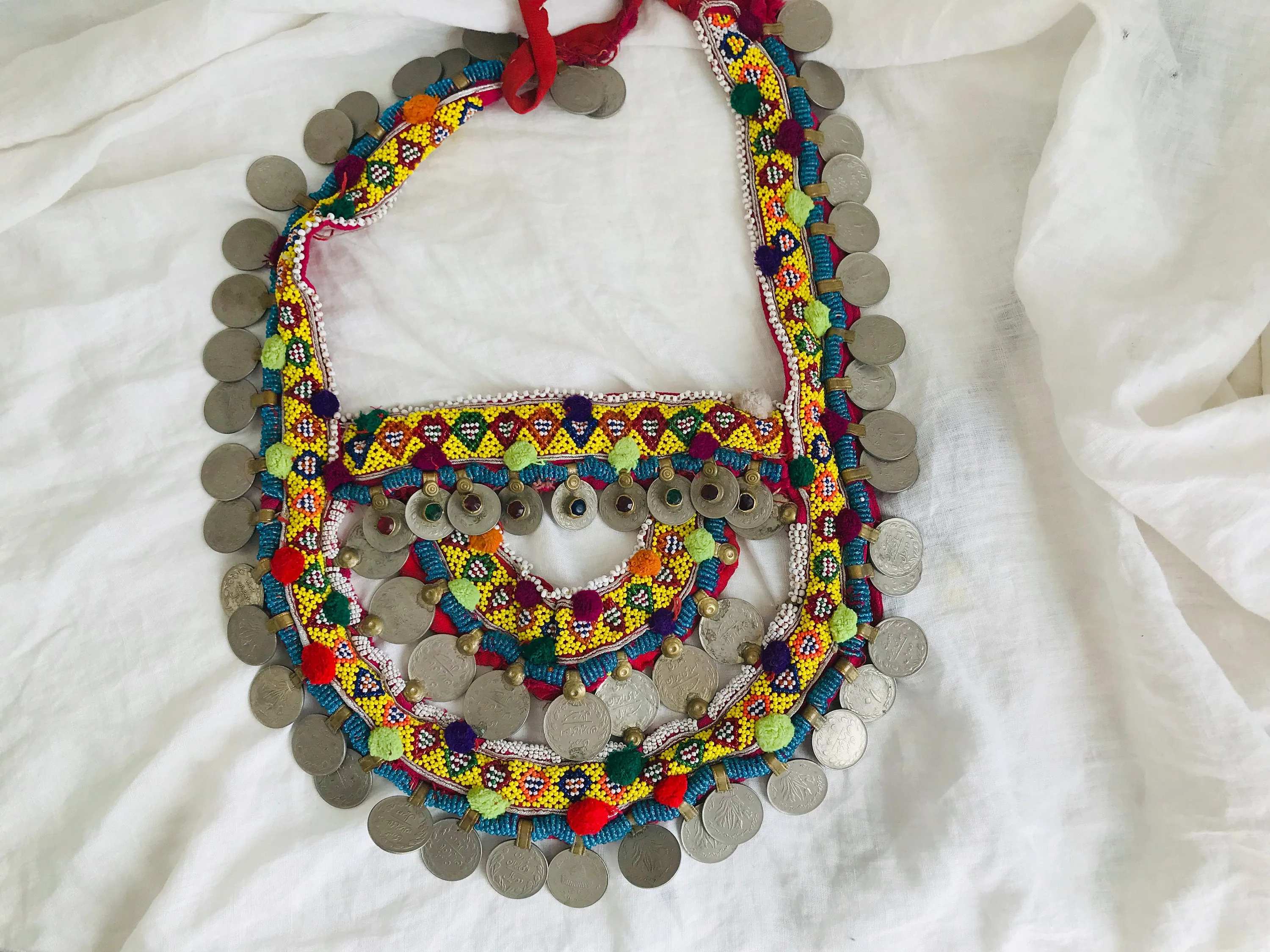 Huge Kuchi Necklace. Pectoral piece.