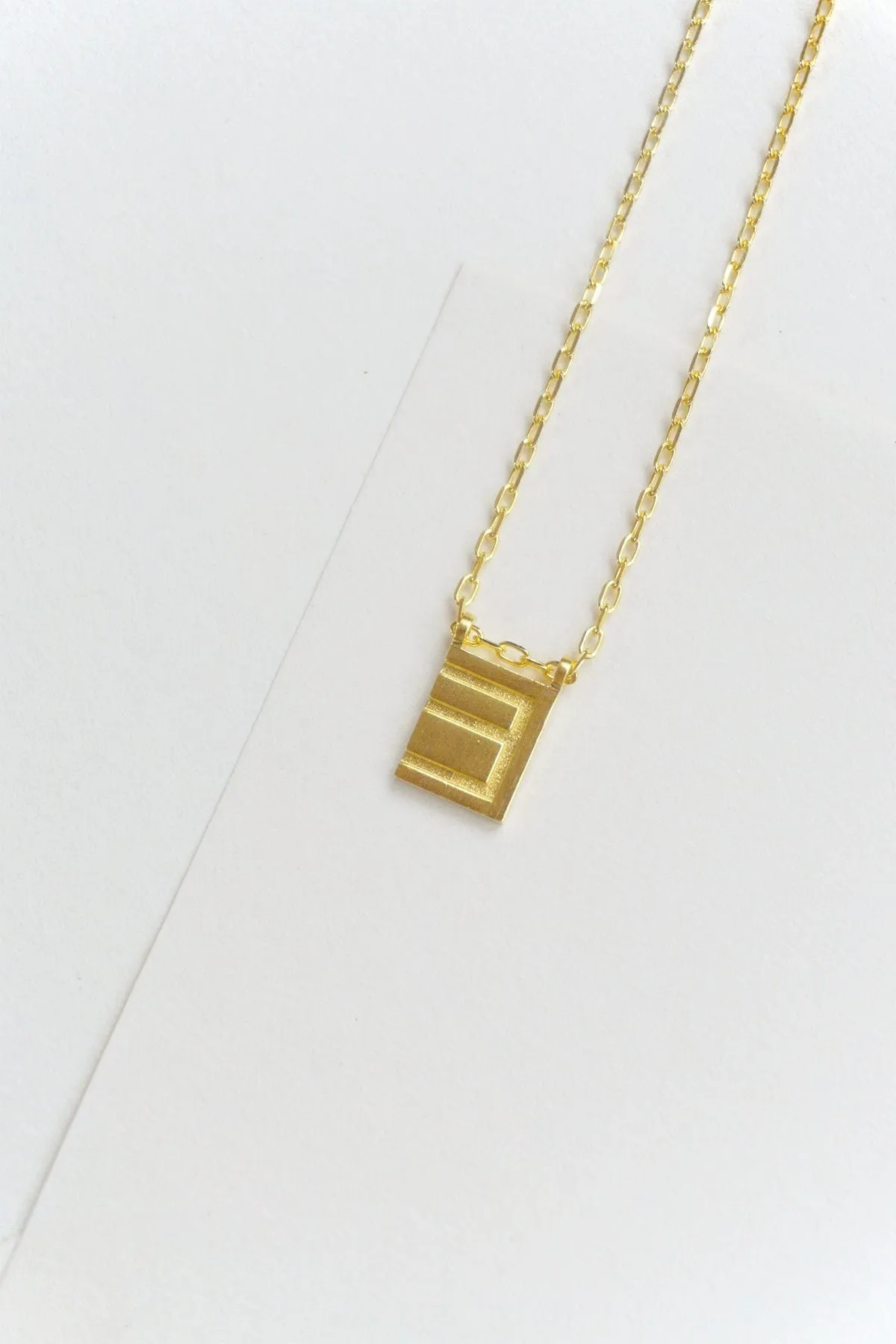 Initial Necklace - Gold Plated
