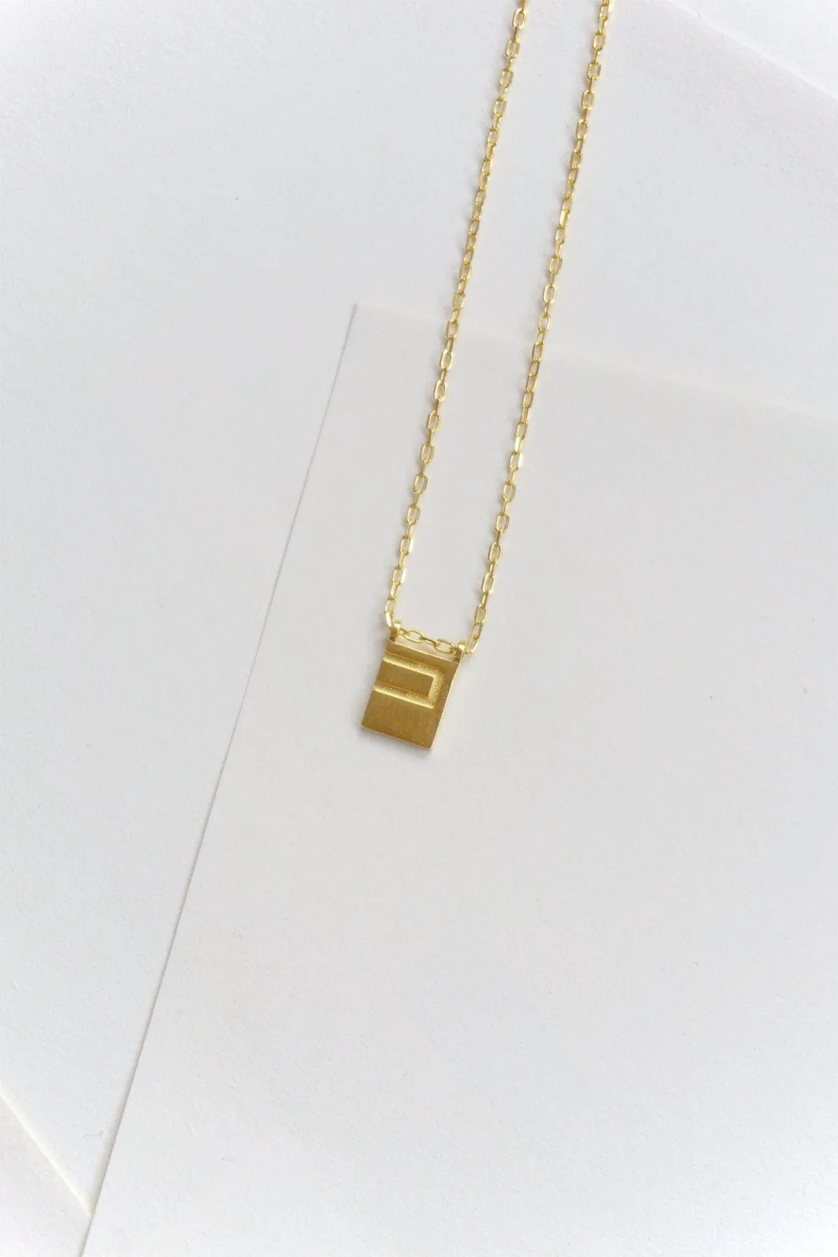 Initial Necklace - Gold Plated