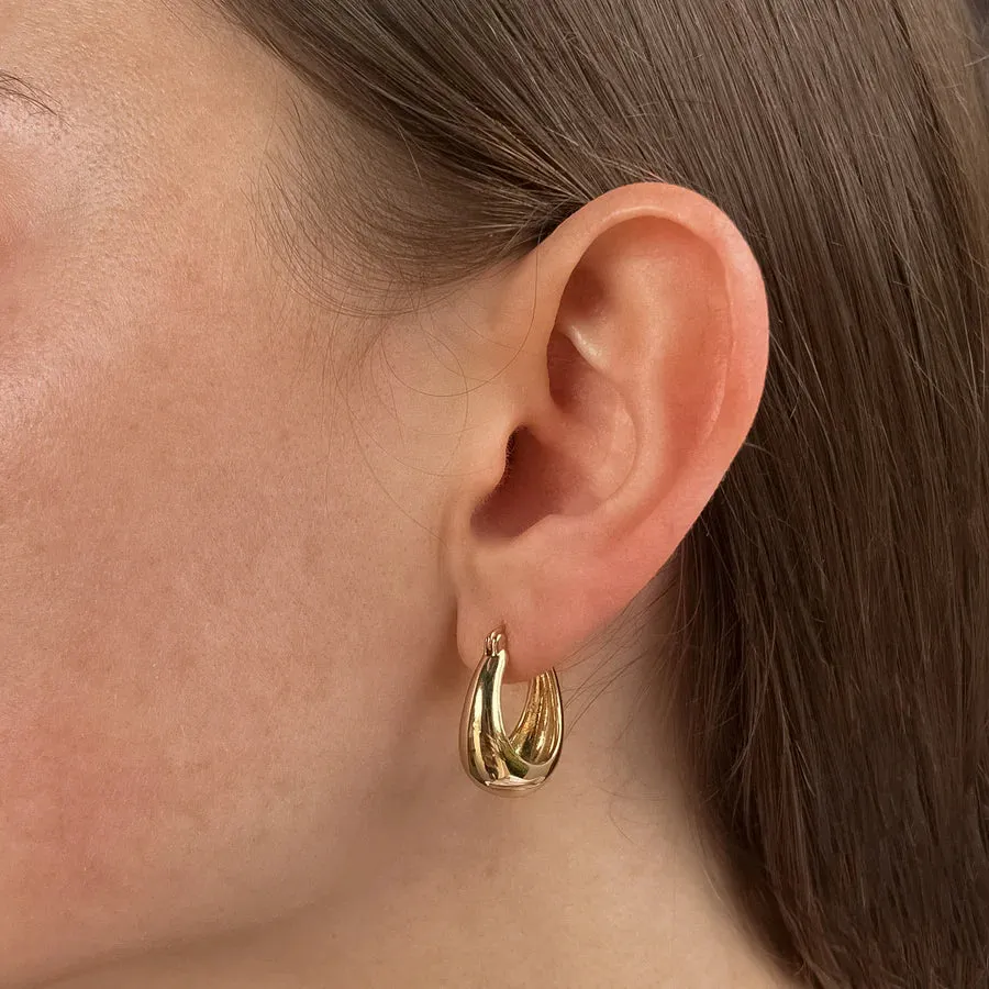 Lumi Petite Hoop Earring | Thatch