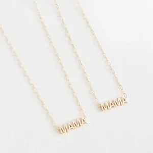 Mama Bar Necklace