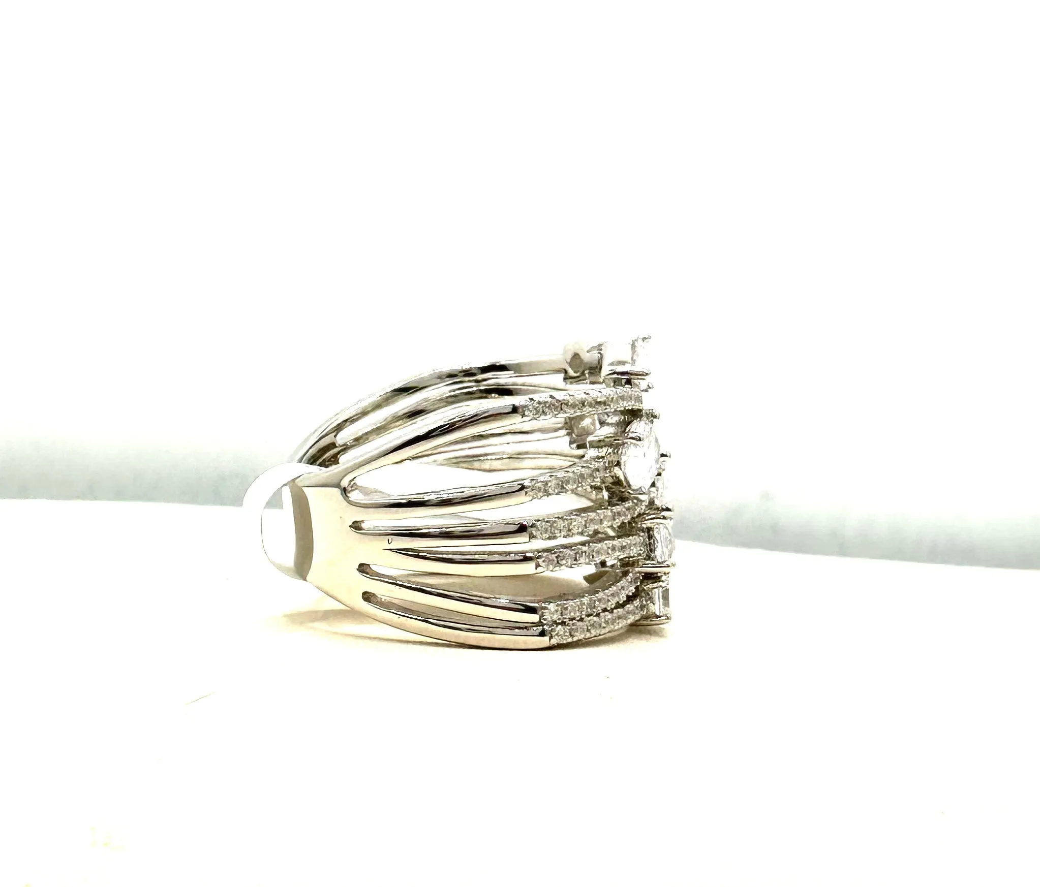 Multi CZ Bling Ring