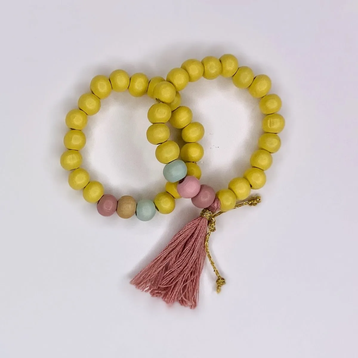 NECKLACE AND BRACELET YELLOW