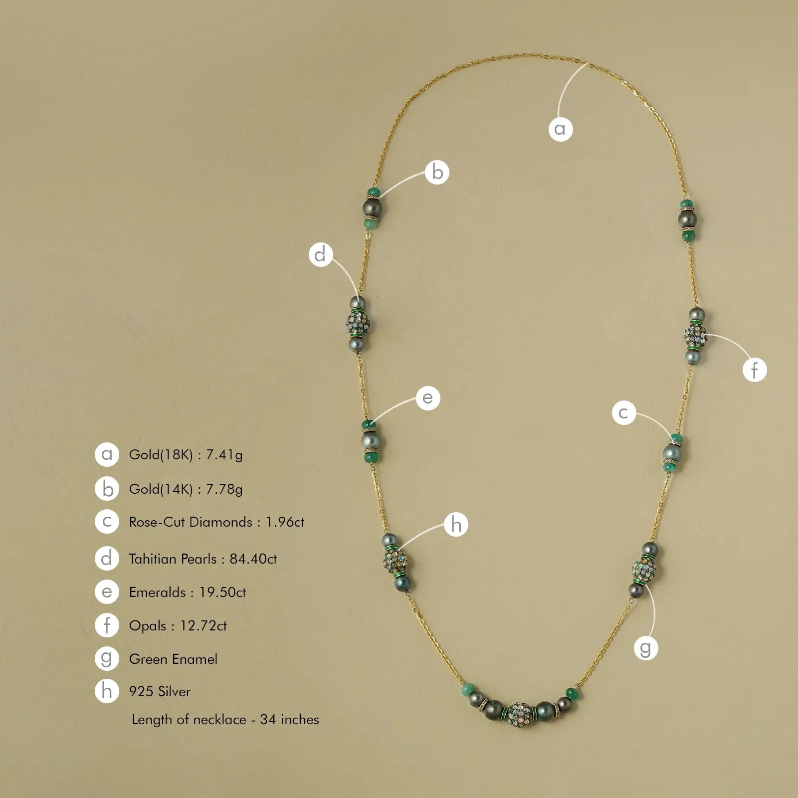 Rena Ash Pearl Necklace