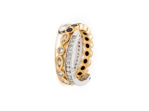 Rotating Ring Gold & Silver - Sale