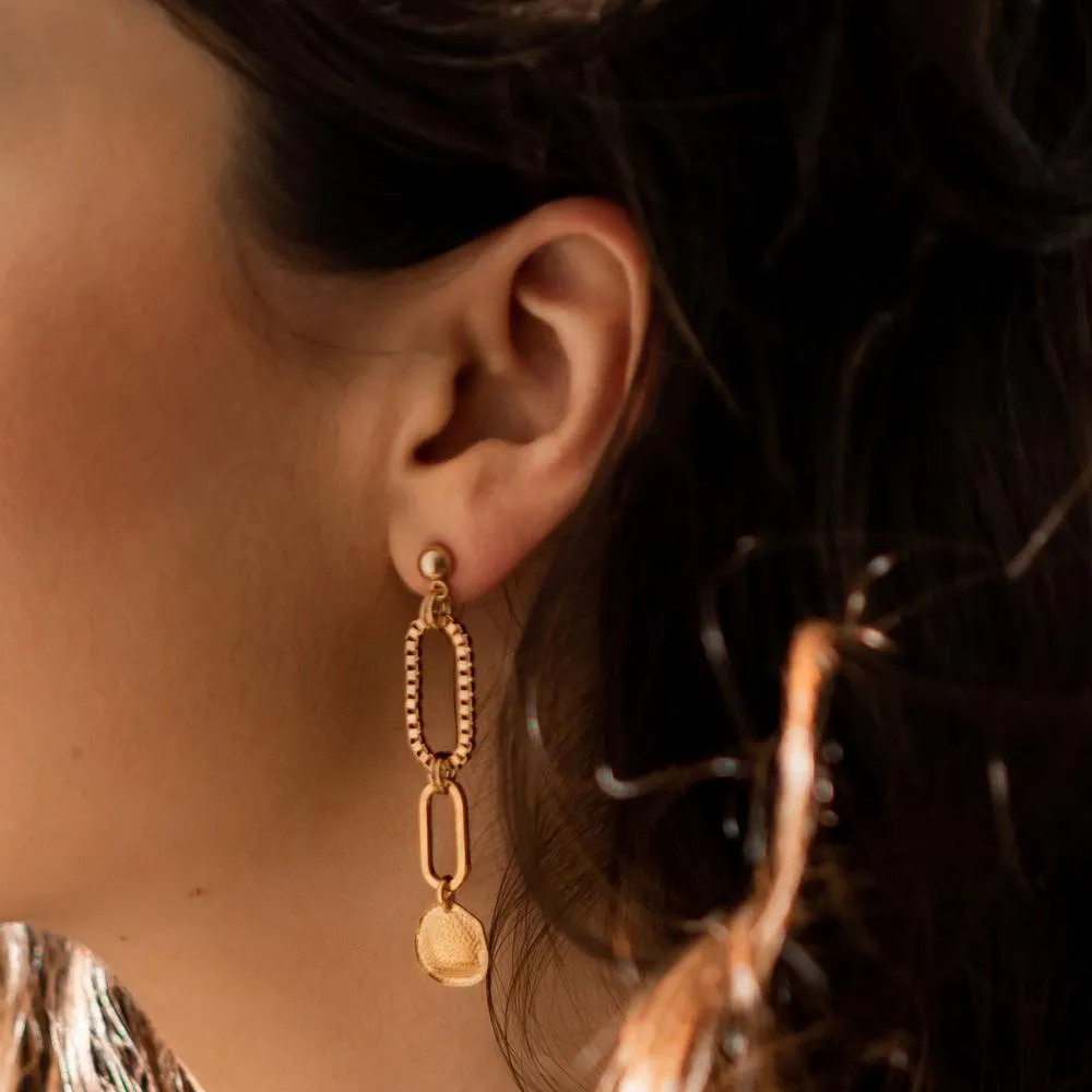 Venise Gold Plated Earrings